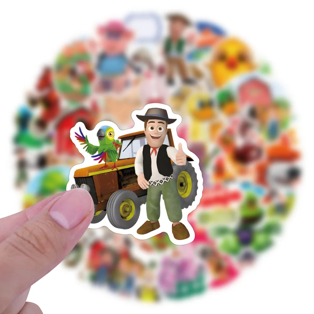 10/30/50PCS La Granja de Zenón Stickers Cartoon Graffiti Sticker Scrapbook Luggage Laptop Guitar Car Bike Decals Funny Kids Toys