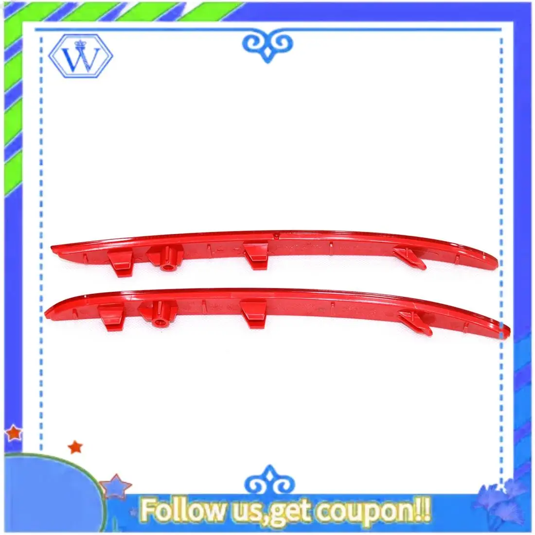 

M46K-Rear Bumper Reflector Light Trim 2178200174 2178200274 For Mercedes-Benz W213 E-CLASS E200 E250 E300 E350 E400 E450