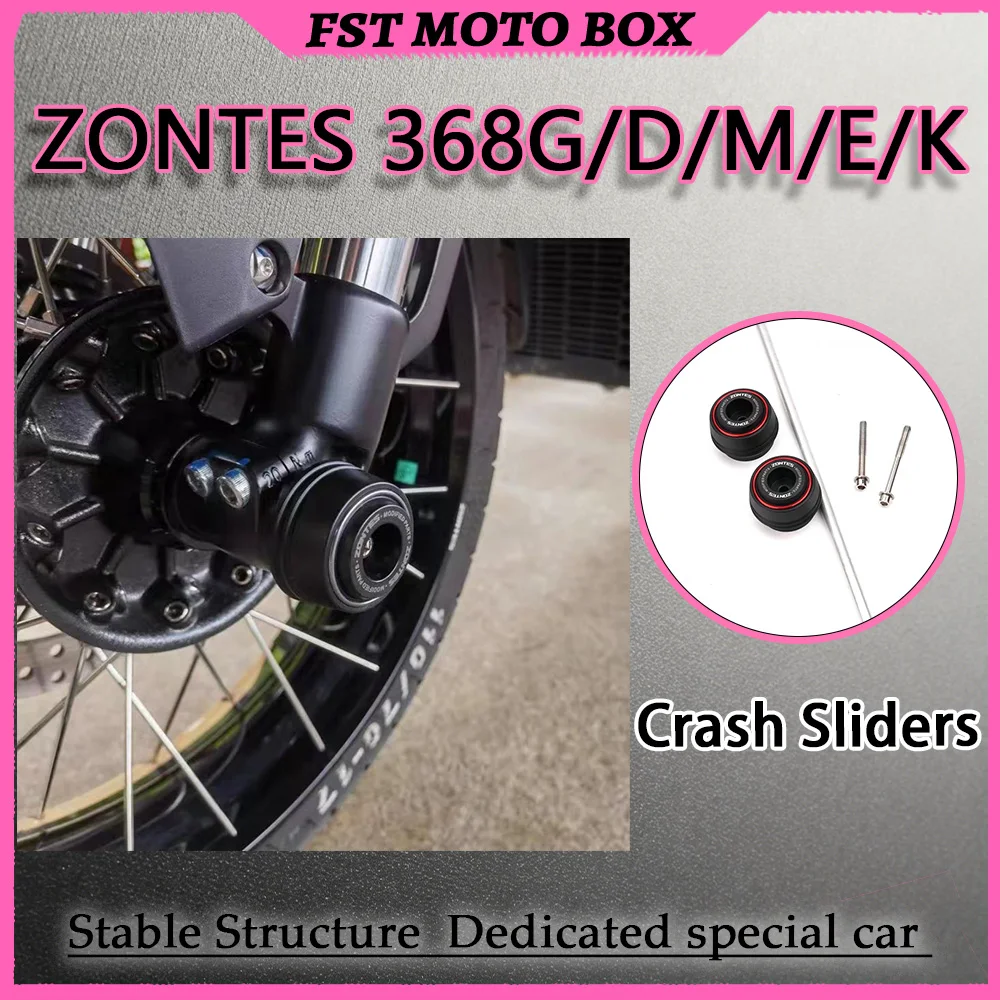 FOR ZONTES 368G/D/E/M/K Front Axle Protective Slider with External High-Elastic Buffer Rubber Tip for Impact Absorption