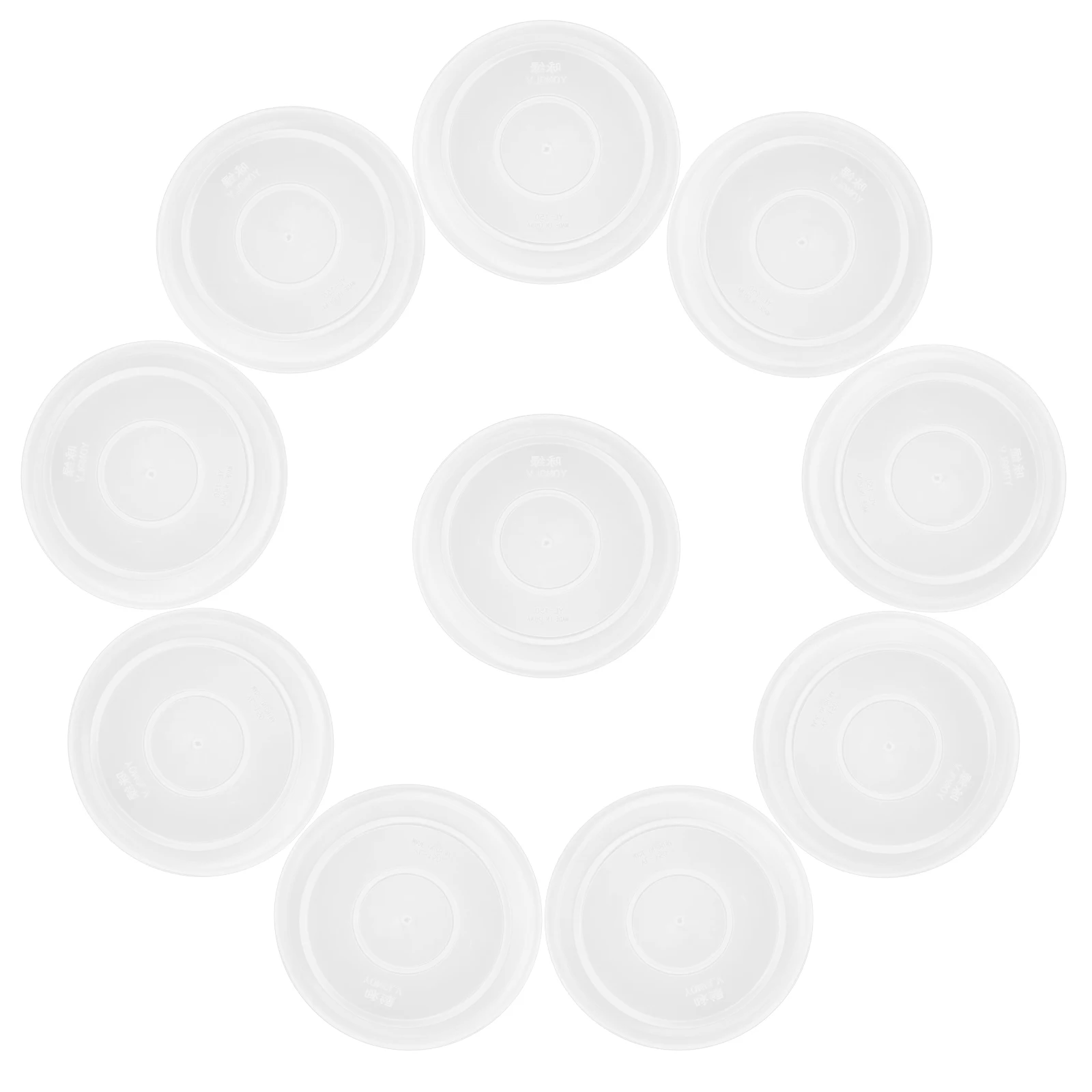 

10 Large Plastic Flower Pot Trays Durable Plant Saucers for Pots Catch Water Keep Plastic Planter Tray Clean Gardening Setup