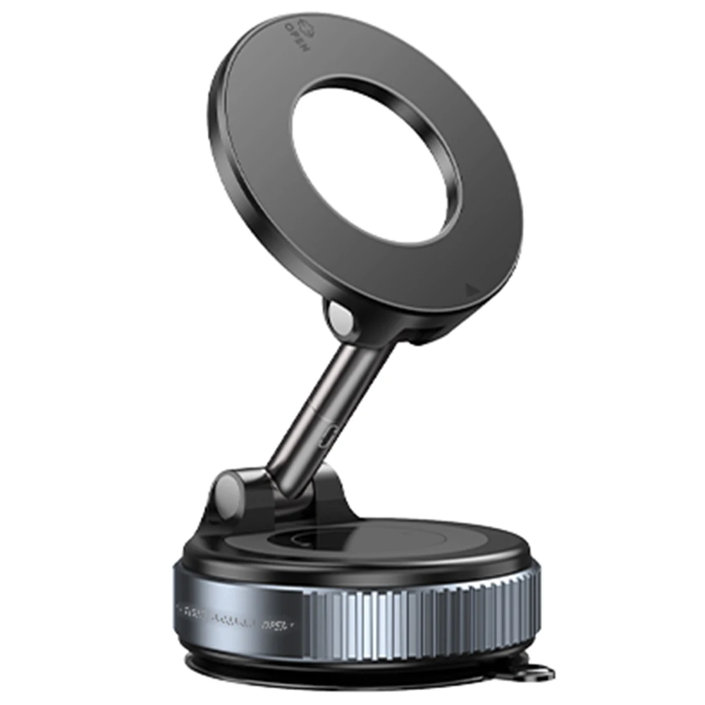Car Mount Electric Vacuum Magnetic Holder Foldable Strong Suction Stand Cell Phone Rack For iphone 12 13 14 15 16 Live Streaming