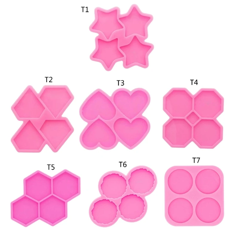 Phone Grip Resin Molds,Silicone On Top Phone Socket Molds 4 Cavity Epoxy Casting Molds for DIY Crafts Jewelry Making