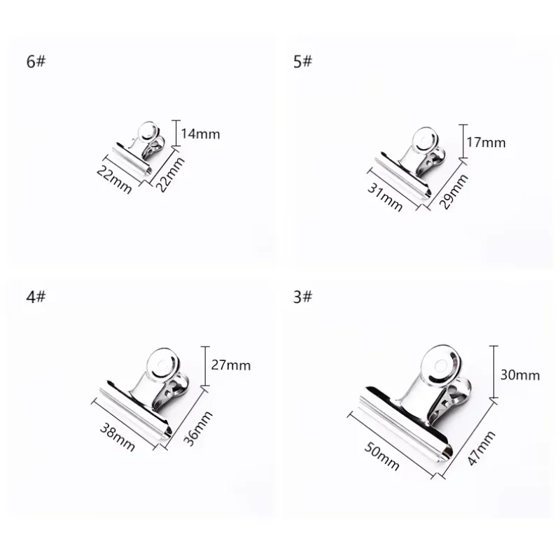 50 adet Sabitleme Kitap Klipleri Kırtasiye Ofis Malzemeleri Eskiz Tahtası Çizim Güçlü Metal Ev Klasörü