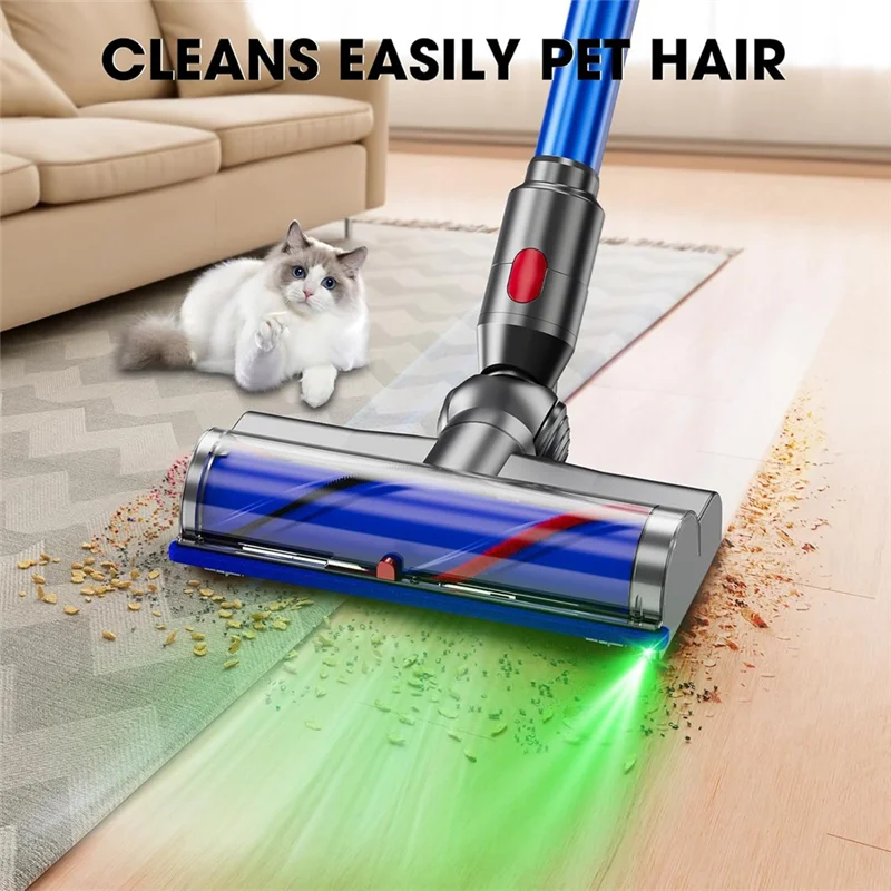 

A26T- Cleaner Replacement For Dyson V7 V8 V10 V11 V15 Direct Drive Head For Hardwood Floor Carpets Attachment