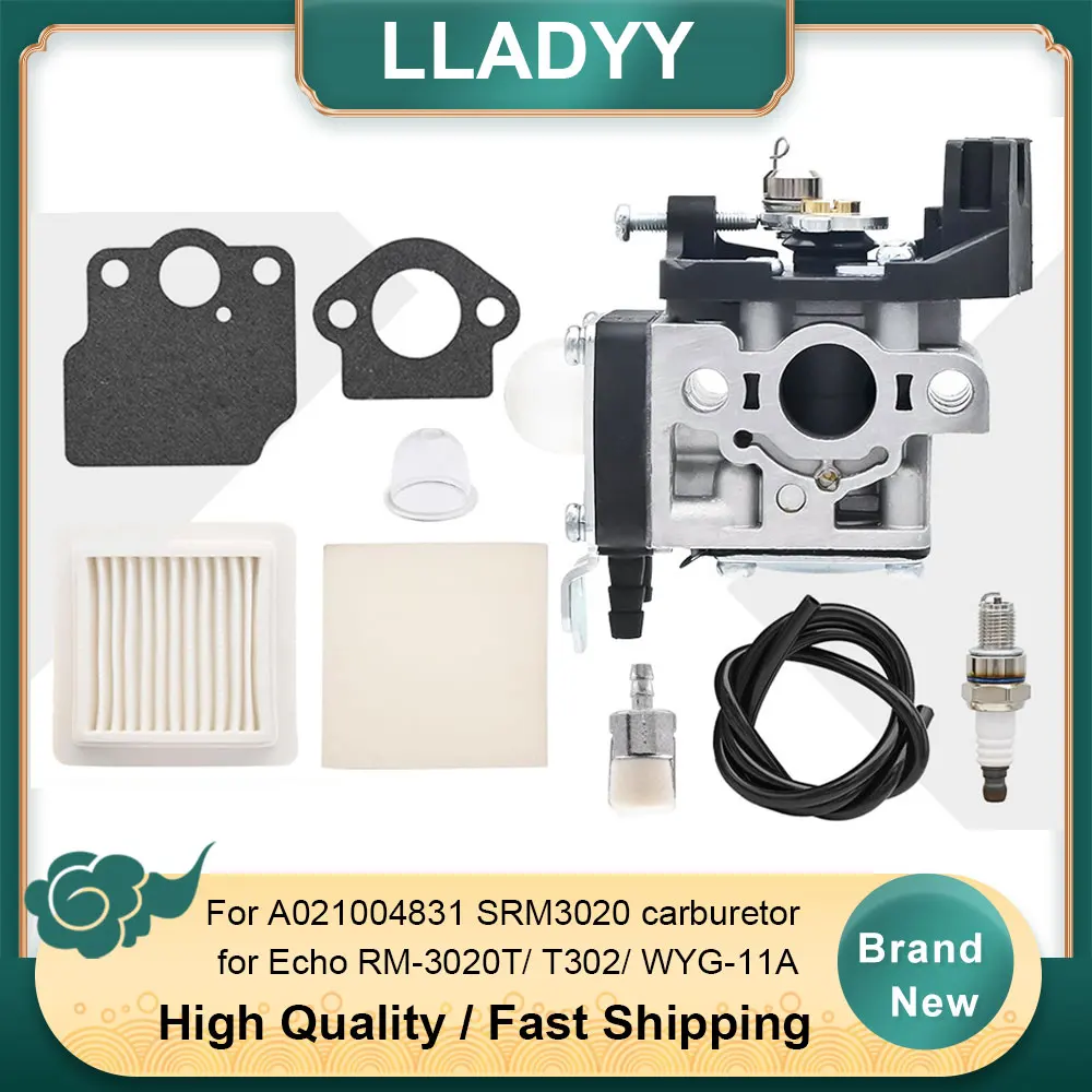 Replacement Carburetor Kit for Echo 3020 Series - A021004831 Fits SRM-3020 RM3020T T302 WYG-11A