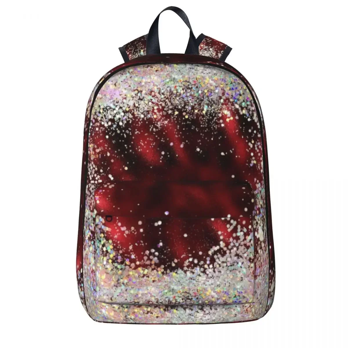 Red Foil Multicolor Sequins Backpack Boy Girl Bookbag Students School Bags Cartoon Kids Rucksack Laptop Rucksack Shoulder Bag