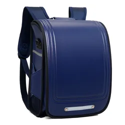 Sac à dos d'école japonais Randoseru pour enfants, sac à dos orthopédique 4WD, sac d'école primaire pour enfants, garçons et filles