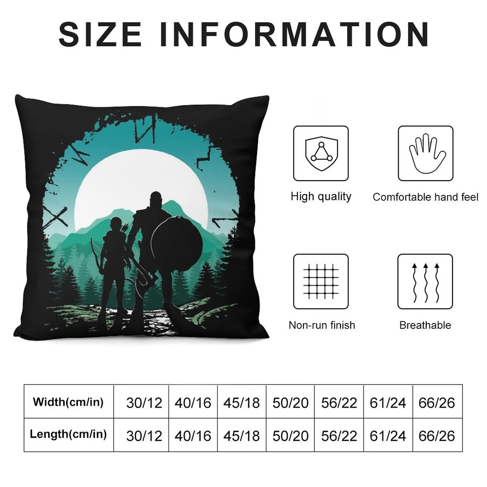 Kratos and son Throw Pillow bed pillows Decorative Pillow Covers For Sofa Christmas Cushion For Home pillow