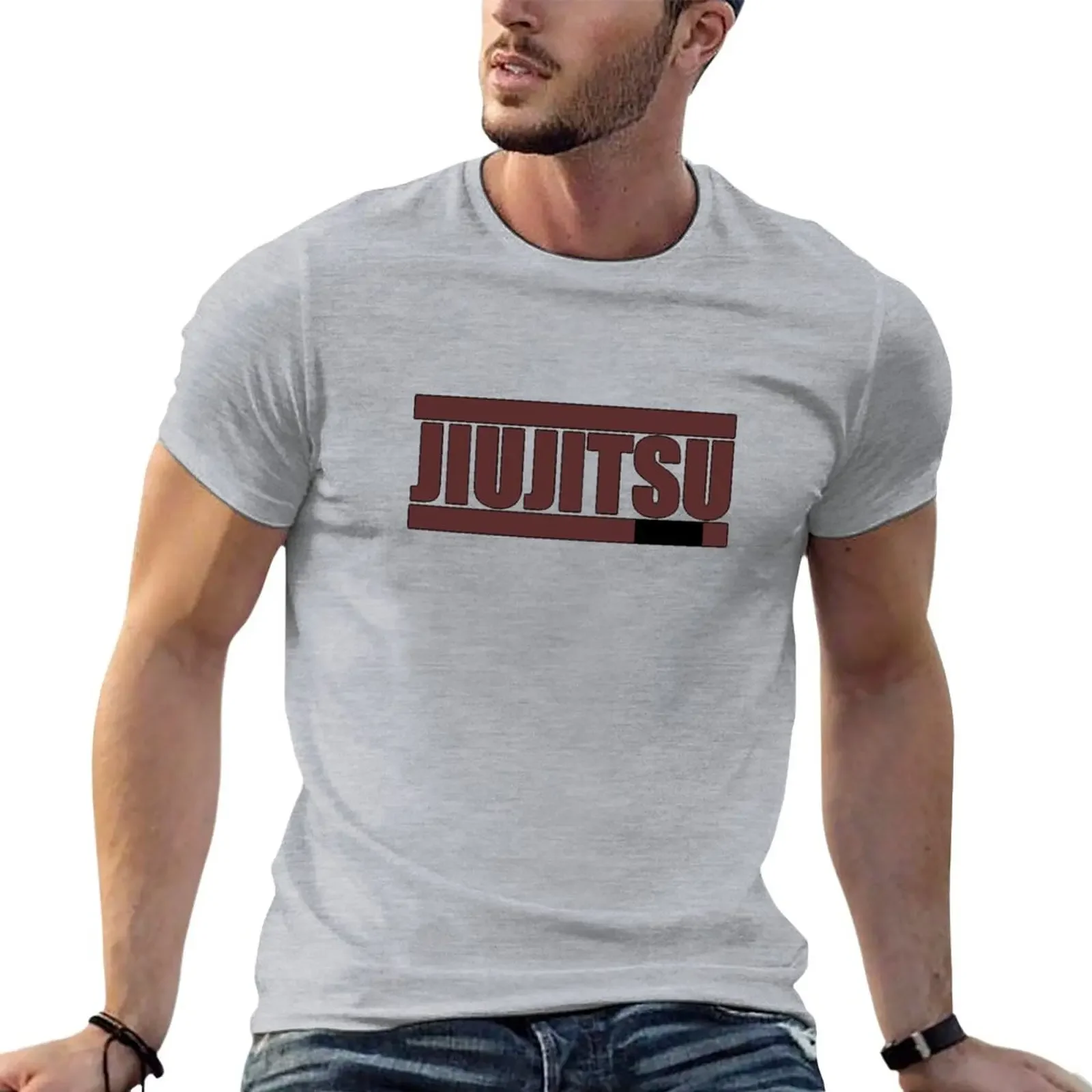 New Brazilian Jiujitsu Brown Belt Ranked T-Shirt Short t-shirt oversized t shirt T-shirt men