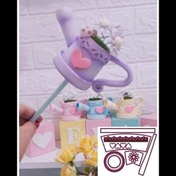 New Kettle metal cutting die mould scrapbook decoration embossed photo album decoration card making DIY handicrafts