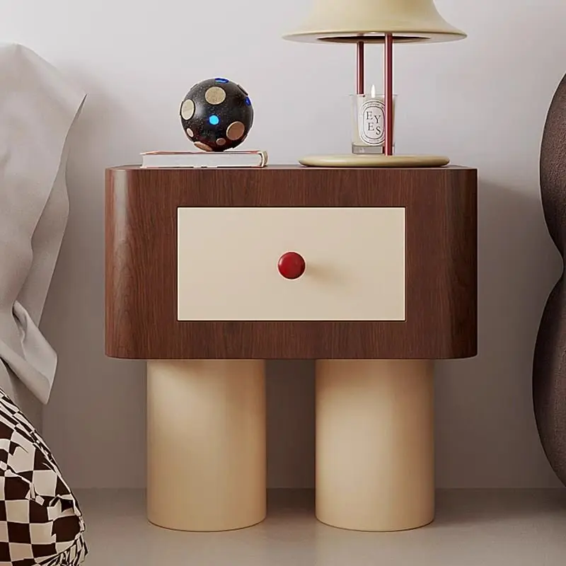 

Designer Narrow Nightstands Organizer Aesthetics Luxury Essentials Nightstands Modern Bedroom Small Mesitas De Noche Furniture