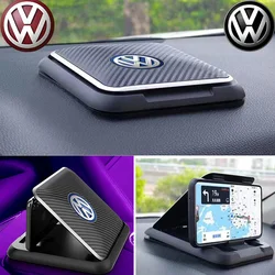 Car Phone Holder GPS Navigation Dashboard Phone Holder Stand For Volkswagen Rline T-Cross Arteon Magotan Jetta CC