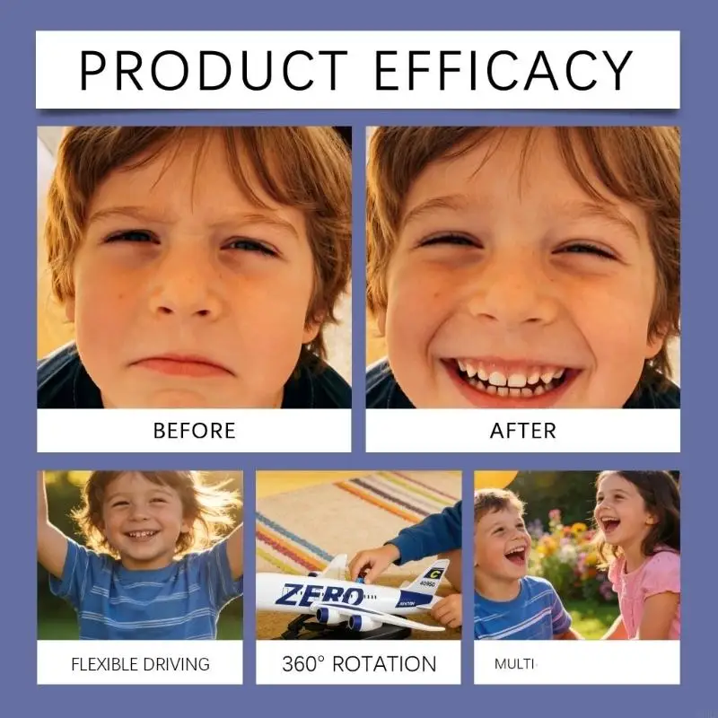 CORB Intelligent Sensing Aircraft Model Multiple Sound Effects And Compact Design For Outdoor Fun