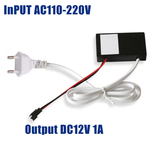Imagen 2 del producto Interruptor de Sensor táctil de 12V, 220V, 110V, 12V, 5A, 60W, LED, interruptor de luz de espejo de una sola tecla inteligente, atenuador táctil para espejo de baño