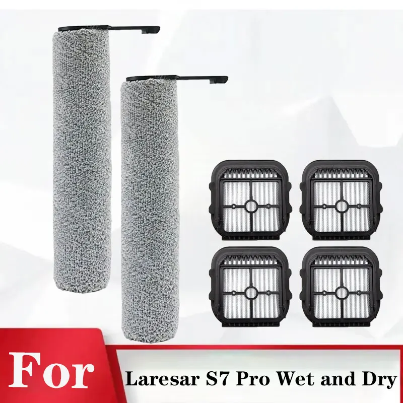 Accessoires pour aspirateur sec et humide Laresar S7 Pro, brosse rotative/filtre HEPA