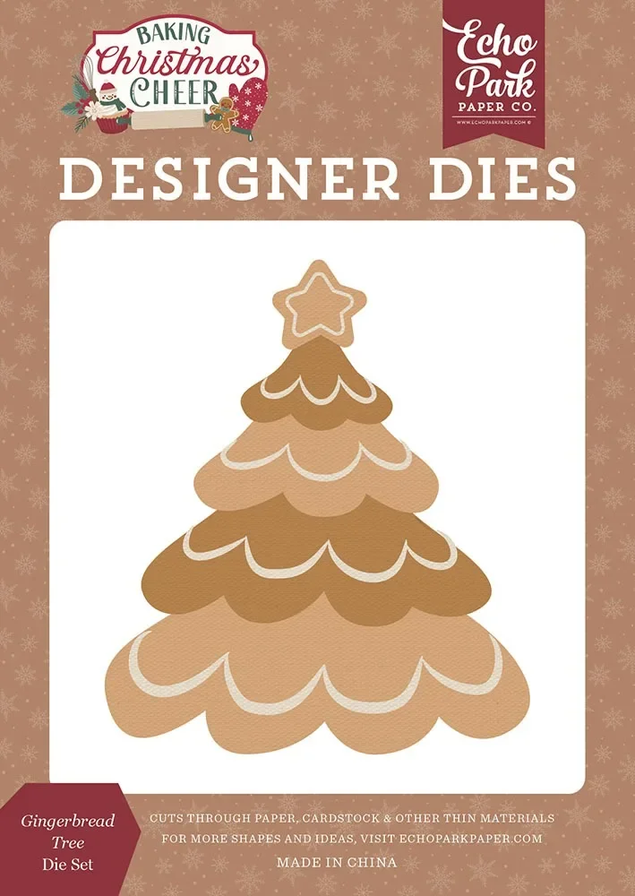 Baking Christmas Cheer Collection - Designer Dies - Snowman And Gingerbread DIY Scrapbooking Crafts Maker Photo Album Template