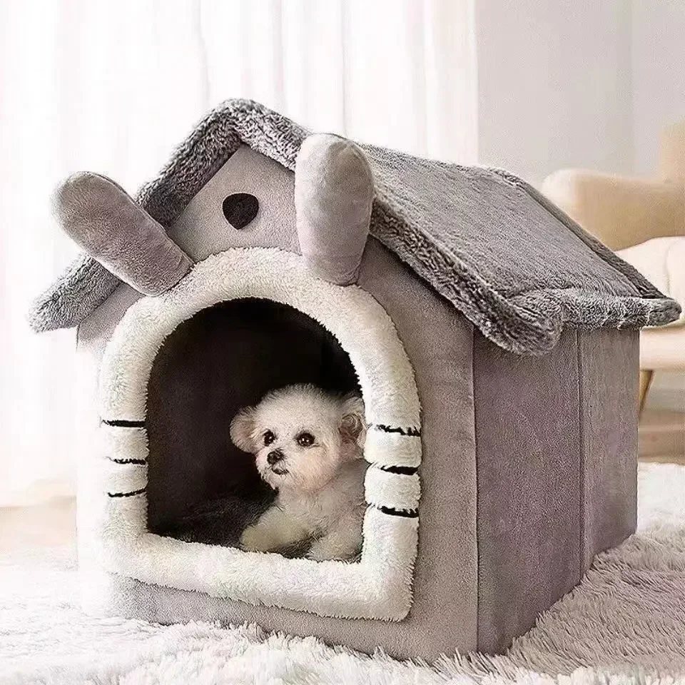 Popular FourSeasons Universal Cat and Dog Nest House Removable and Washable Small Dog Teddy Pet Bedding Suppliesдомик для кошки