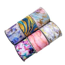 DIY Cartoon Stripe Printed Grosgrain Ribbon For Craft Supplies Sewing Accessories 5 Yards. 44375