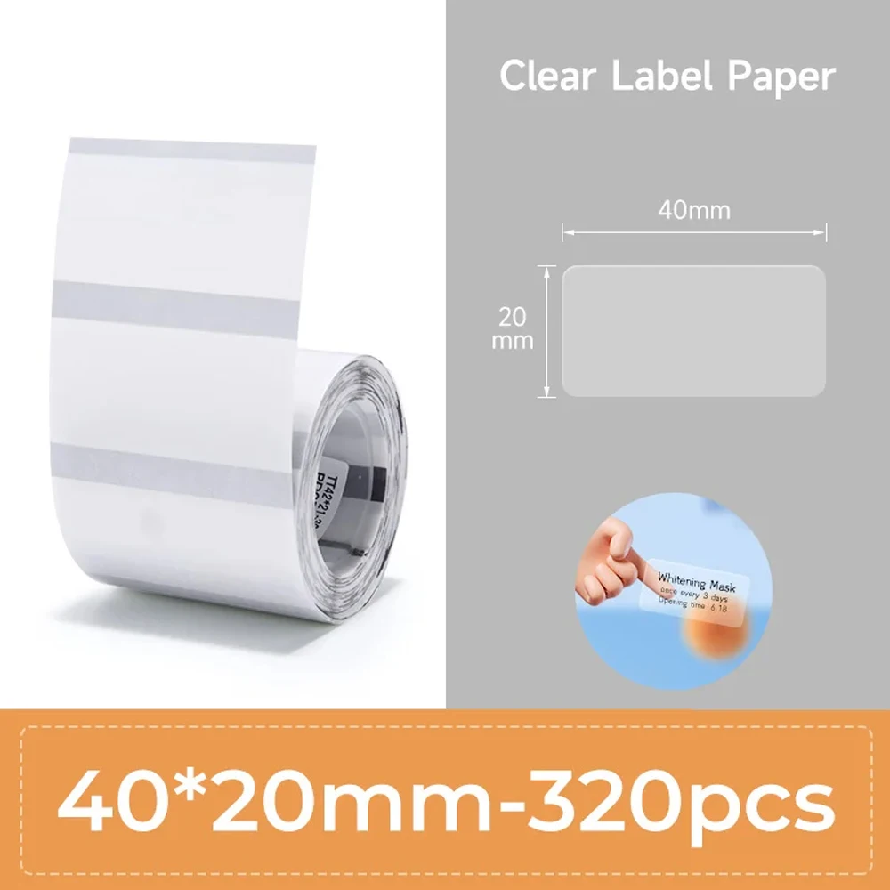 Niimbot B21 B1 B3S 50x30mm 40x30mm 50x50mm 50x80mm label sticker Waterdicht WitThermisch Label Papier voor Barcode Afdrukken
