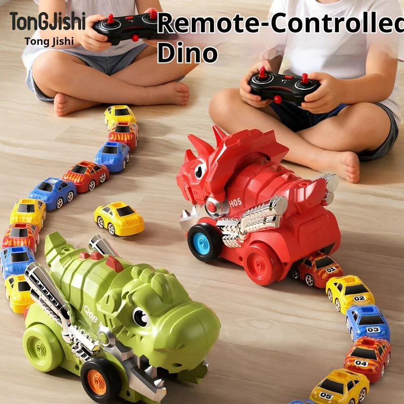 

Радиоуправляемая машинка-динозавр TonGJishi: электрическая машинка-трансформер для мальчиков, гоночная, для преодоления препятствий, подарок на день рождения и Новый год