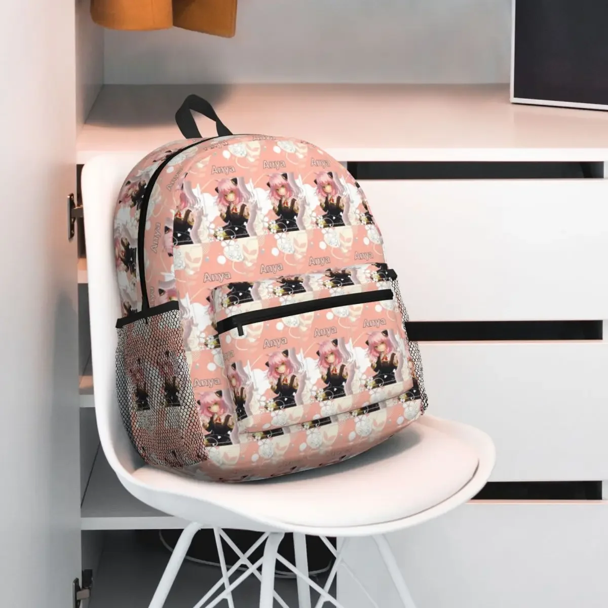 

Spy X Family Cartoon Student Backpack School Bag Hiking Travel Daypack for Boys Girls Fashion Bookbag Shoulder Bags