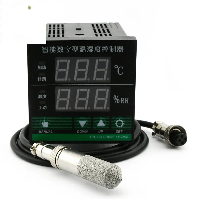 Digital Intelligent Temperature and Humidity Controller  For Egg Incubator greenhouse (With Temperature Humidity Sensor Probe )