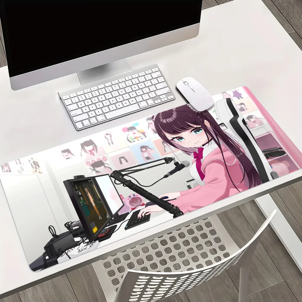 CIFBUY Kaga Nazuna Hololive Anime VTuber Character XXL Mouse Pad Gaming Desk Pad Laptop Keyboard Table Mat