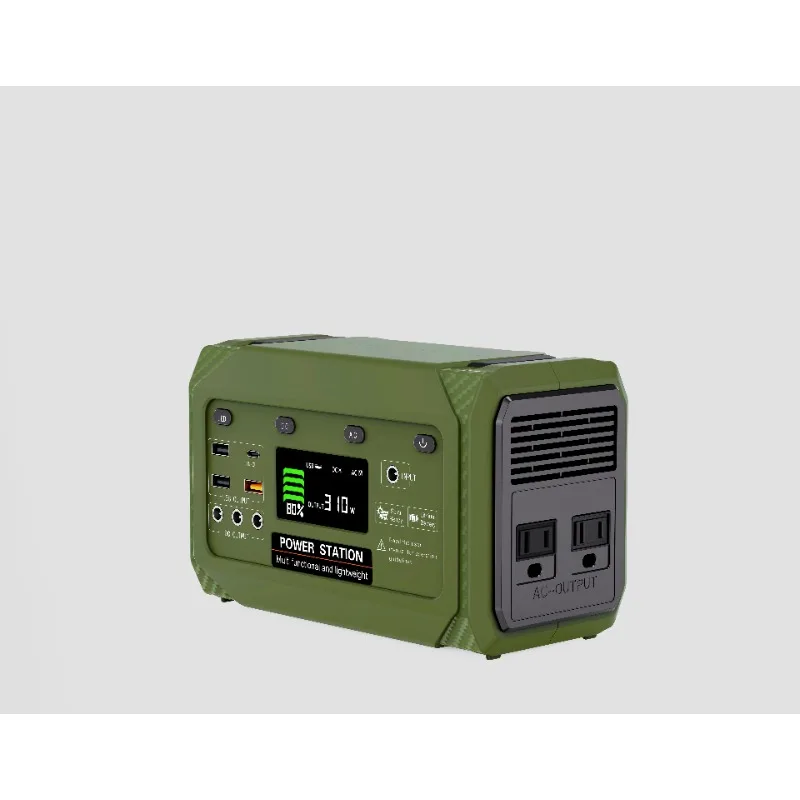 

New Outdoor 300W Portable Power Station Energy Storage Lithium Battery Cells Household Emergency Photovoltaic Power Portable