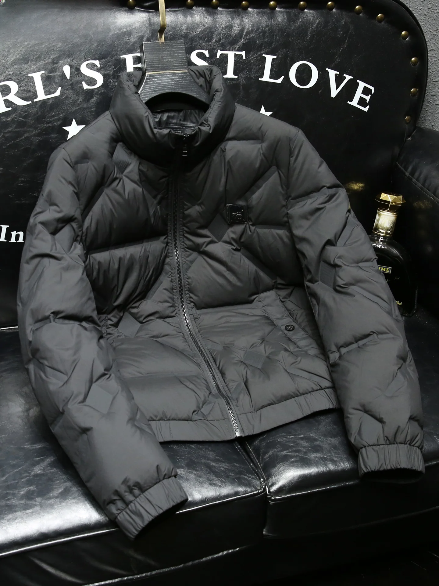 

Мужская повседневная легкая куртка-пуховик с воротником-стойкой, 90% белый утиный пух, теплая, для отдыха, модная зимняя куртка