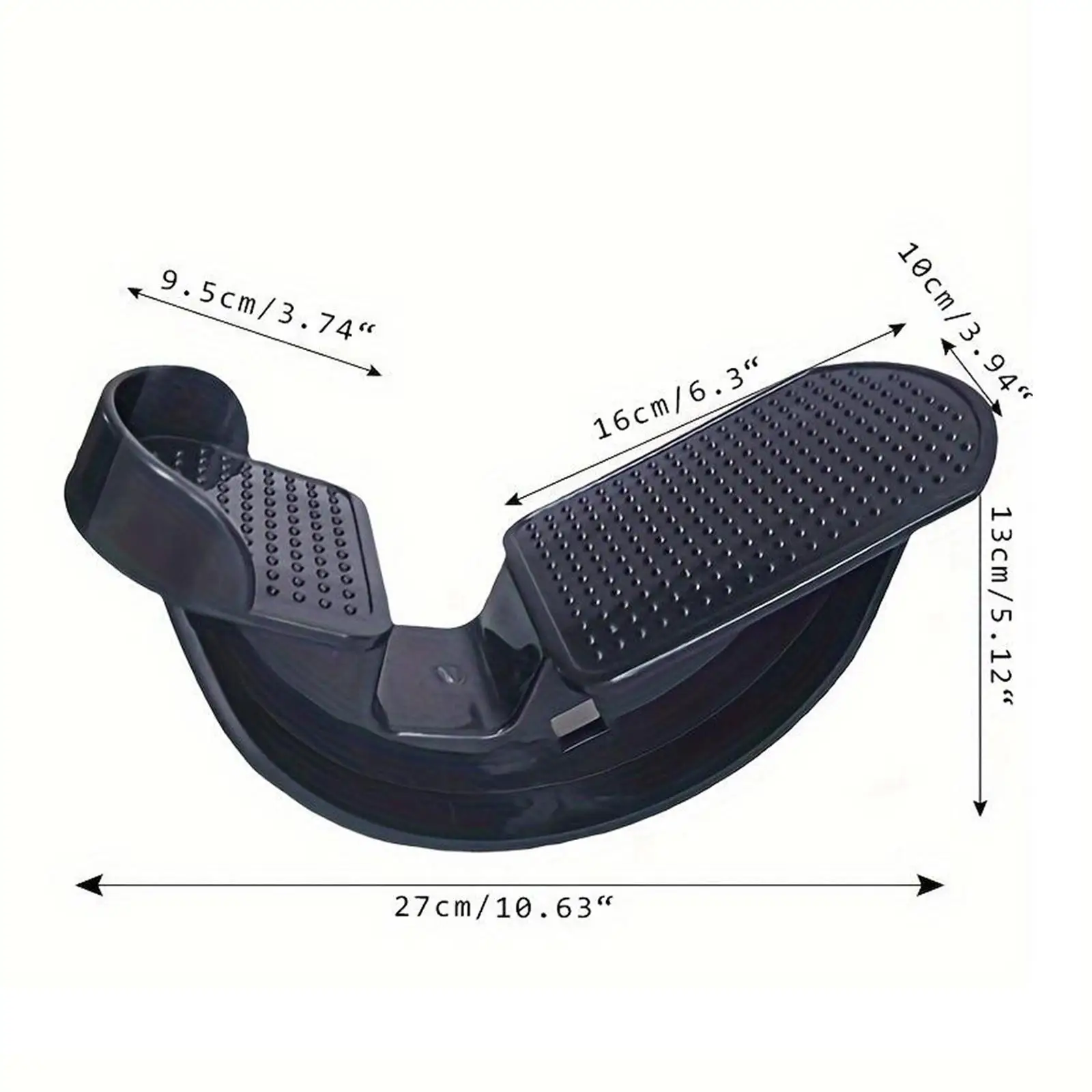 Foot Rocker Ergonomic Foot Calf Stretcher Plantar Massage Pedal Tilting Board for Office Desk Use