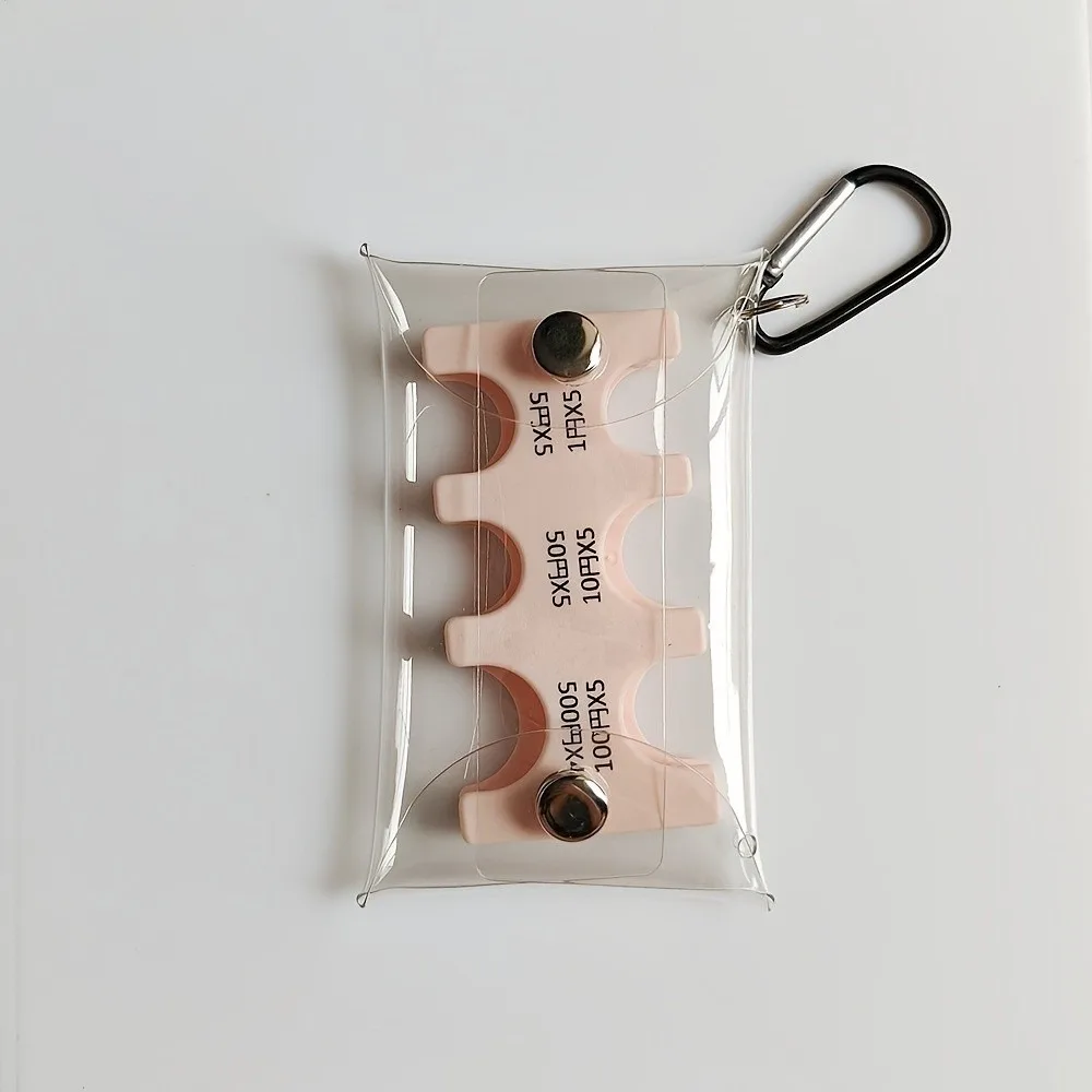 

Красочный органайзер с зажимом для монет, брелок для предотвращения потерь, маленький кошелек, портативный портативный японский сортировщик валют