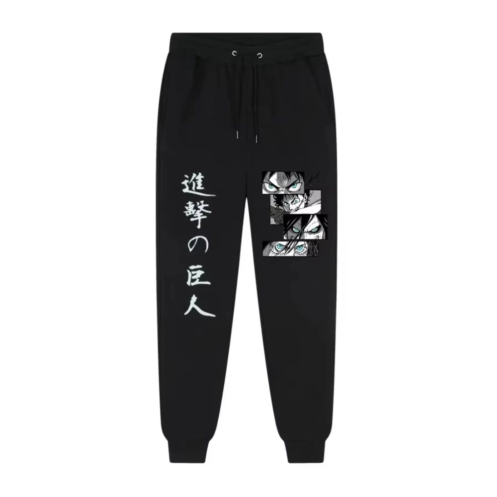 

Fashionable Anime Attack on Titan Fashion Printed Multi-Color Casual Pants Harajuku Men's Women Pants Daily Jogging Pants S-3XL