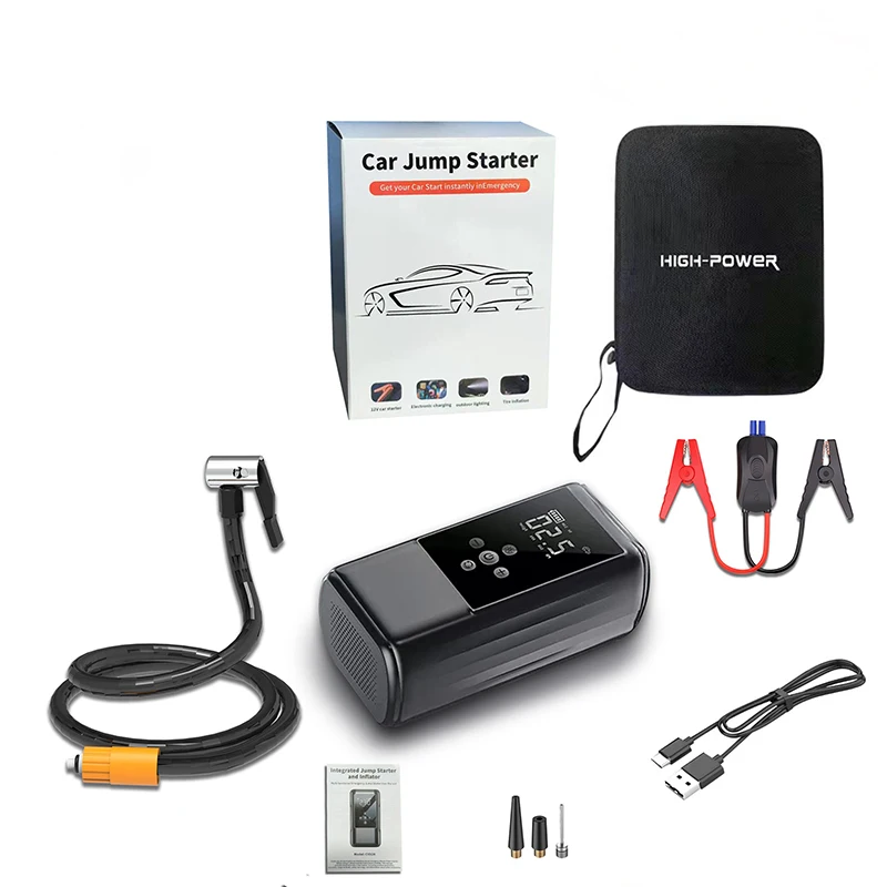 Car Jump Starter Battery Power Bank 600A Portable Emergency Starter Booster 12V Auto Starting Device for Petrol Vehicle Start