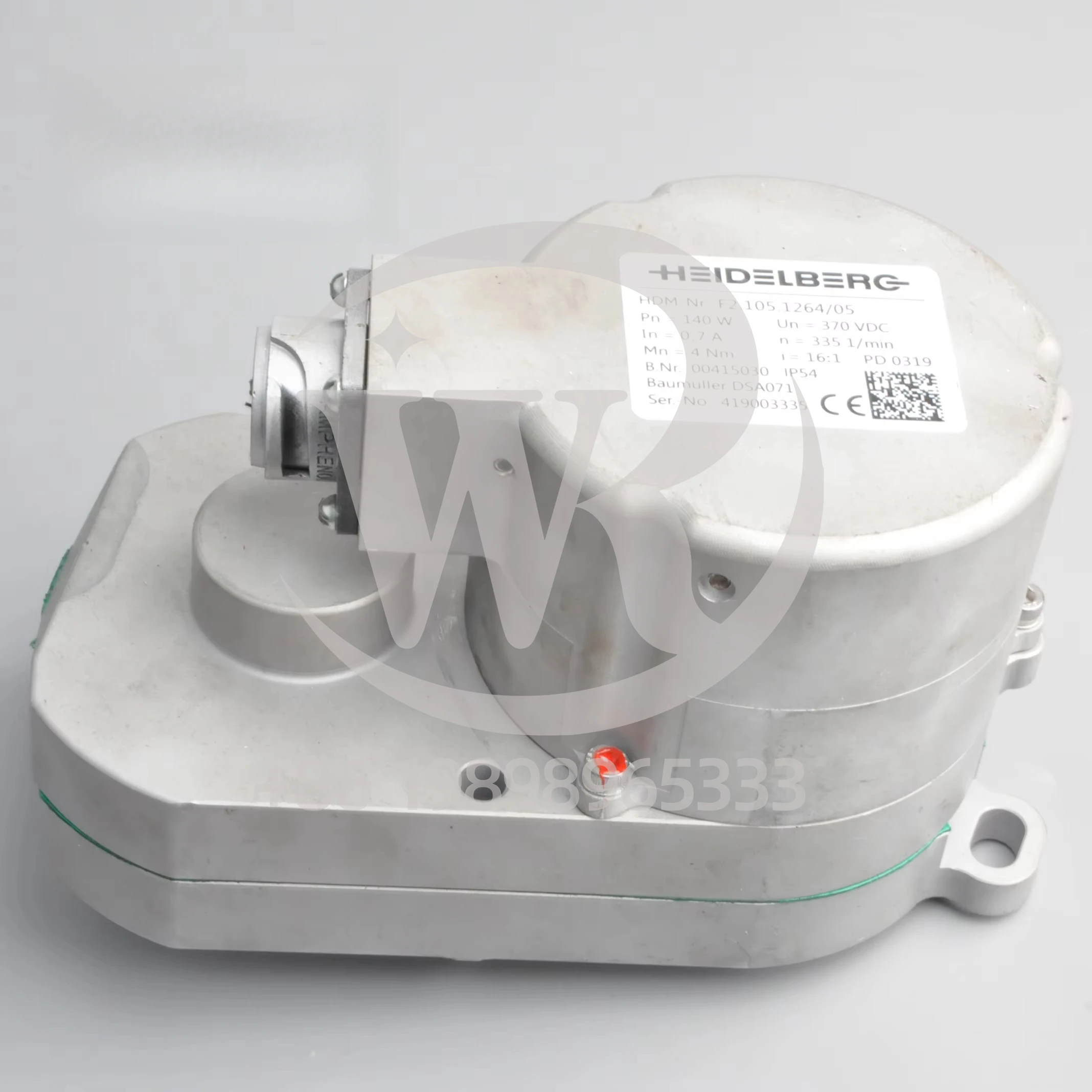 Heidelberg F2.105.1264/05 CD102 SM102 XL105 Machine Drive Bogenbremse F2.105.1264 Motor Printing Machine Parts