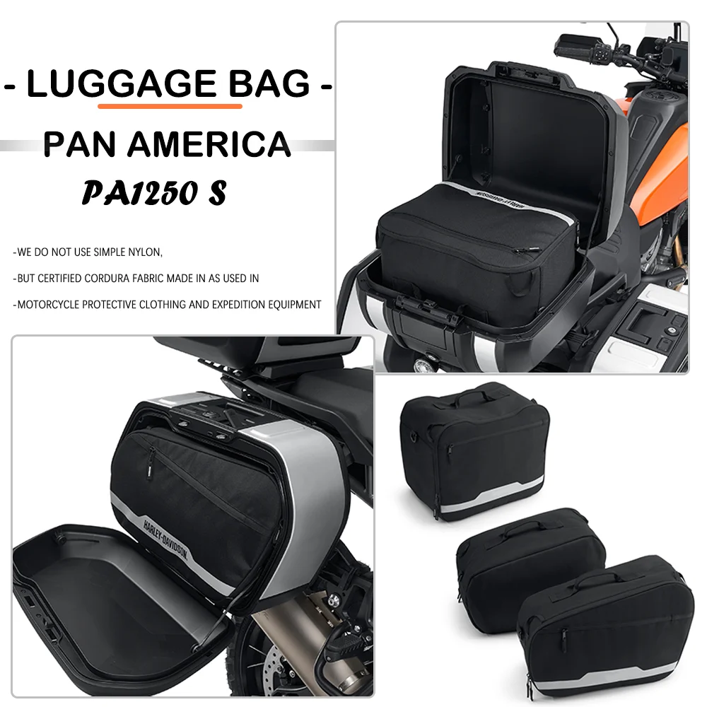 

Pan America 1250 Accessories Motorcycle Box Inner Bags Kits For Harley PA1250 PA1250S RA1250 RA1250S Luggage Liner Bags 21-22