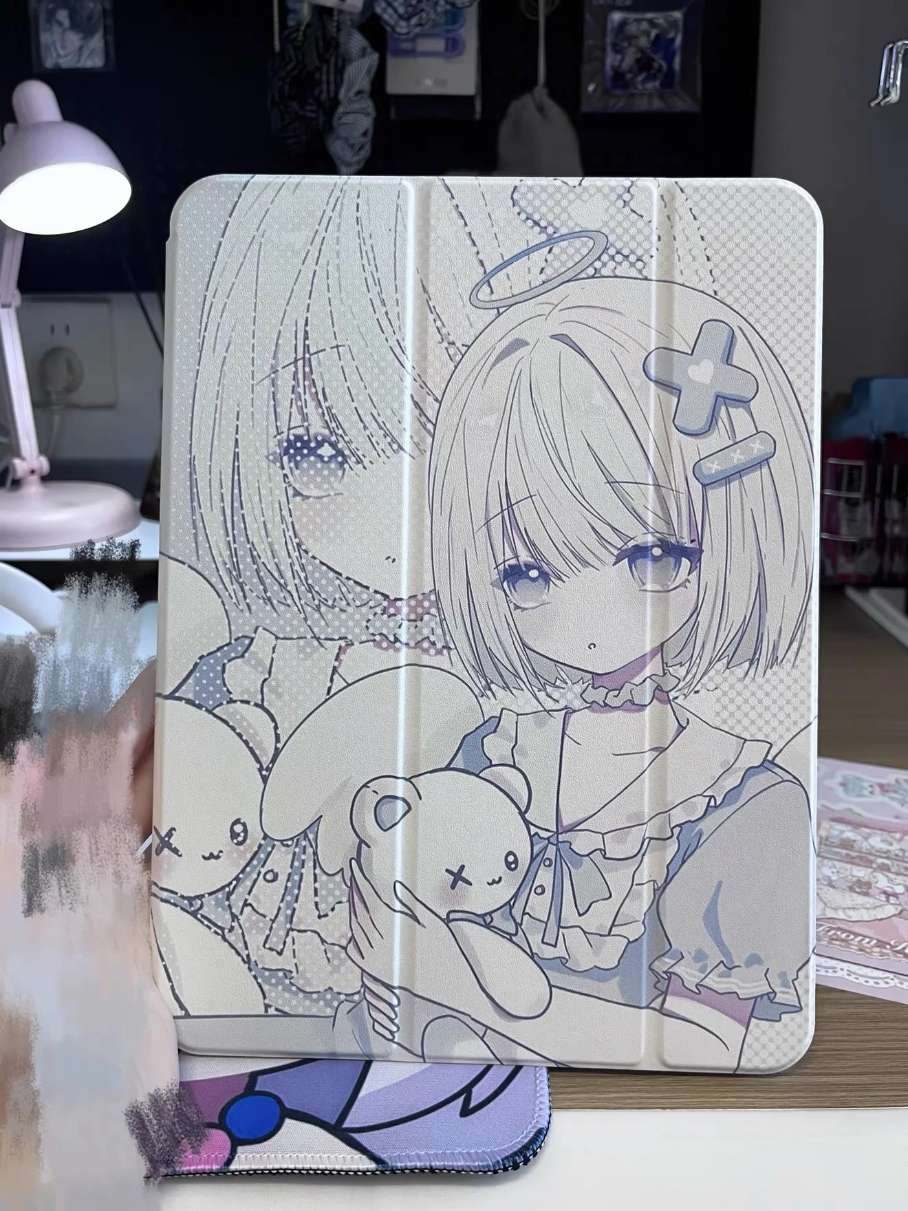 

Original Watercolor Dream Series Tablet Cover, suitable for iPad, made of bend-resistant acrylic material
