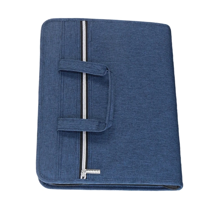 13 Pocket Expanding Document Case Travel File Folder with Handle, Document Organiser Folder Business File Case for Adult