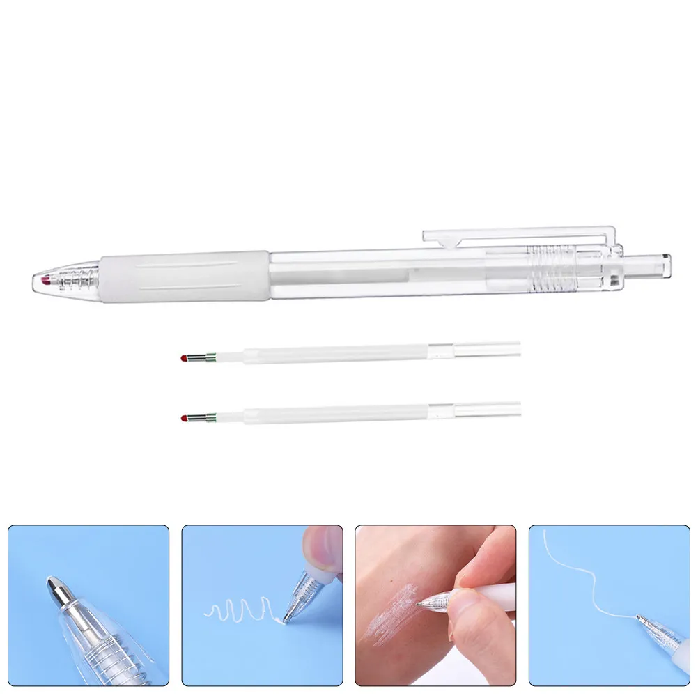 1Set Eyebrow Mapping Pen Skin Marker Water-Resistant Tattooing Position Marker Microblading Makeup Tool Portable