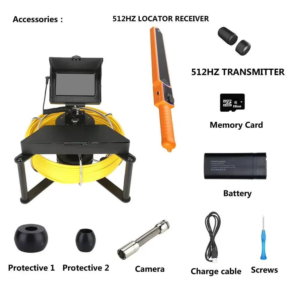 sewer camera pipe inspection with locator drain camera pipe inspection sewer locator