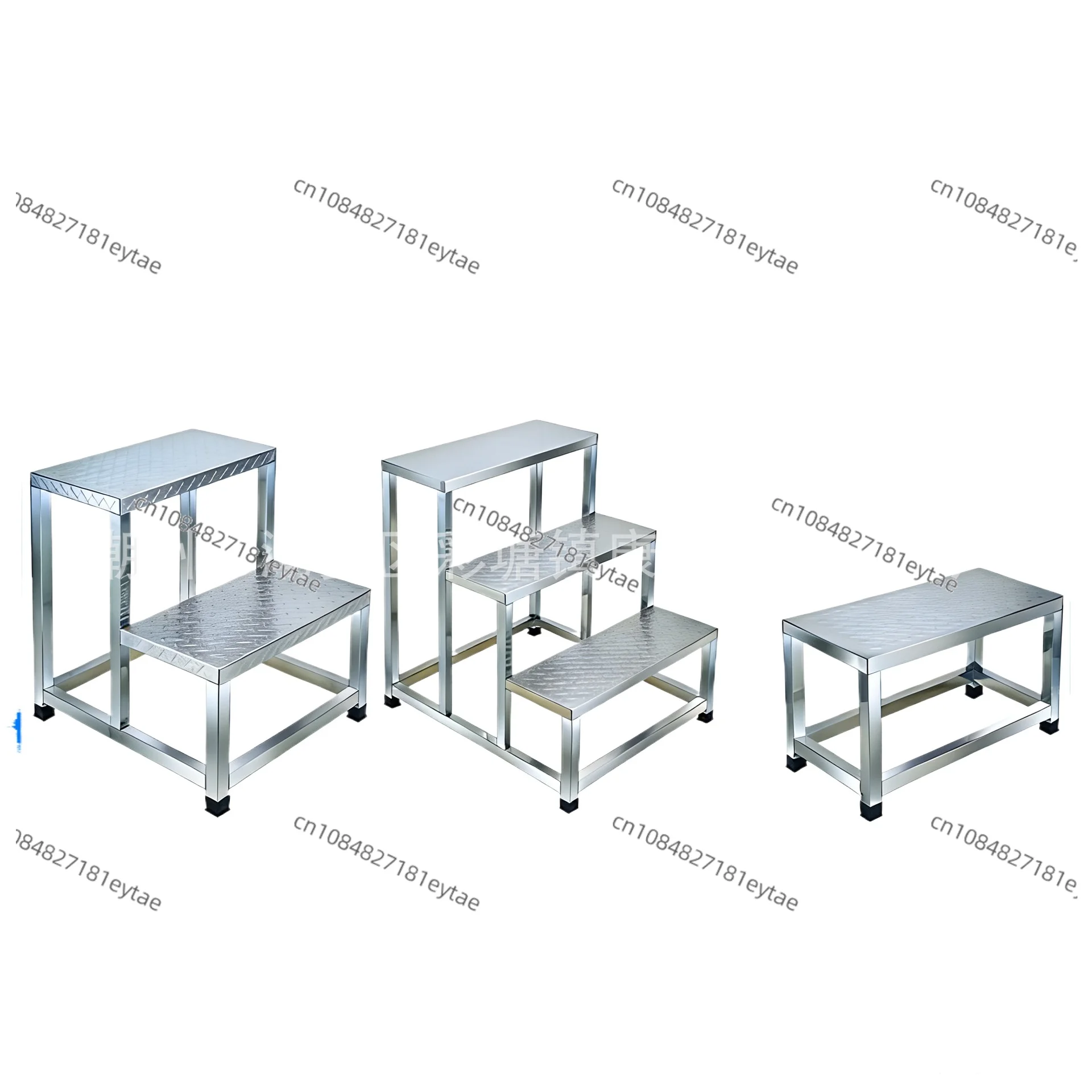 Thickened Stainless Steel Step Stool Non Slip for Home Outdoor Hospital Examination Foot Rest