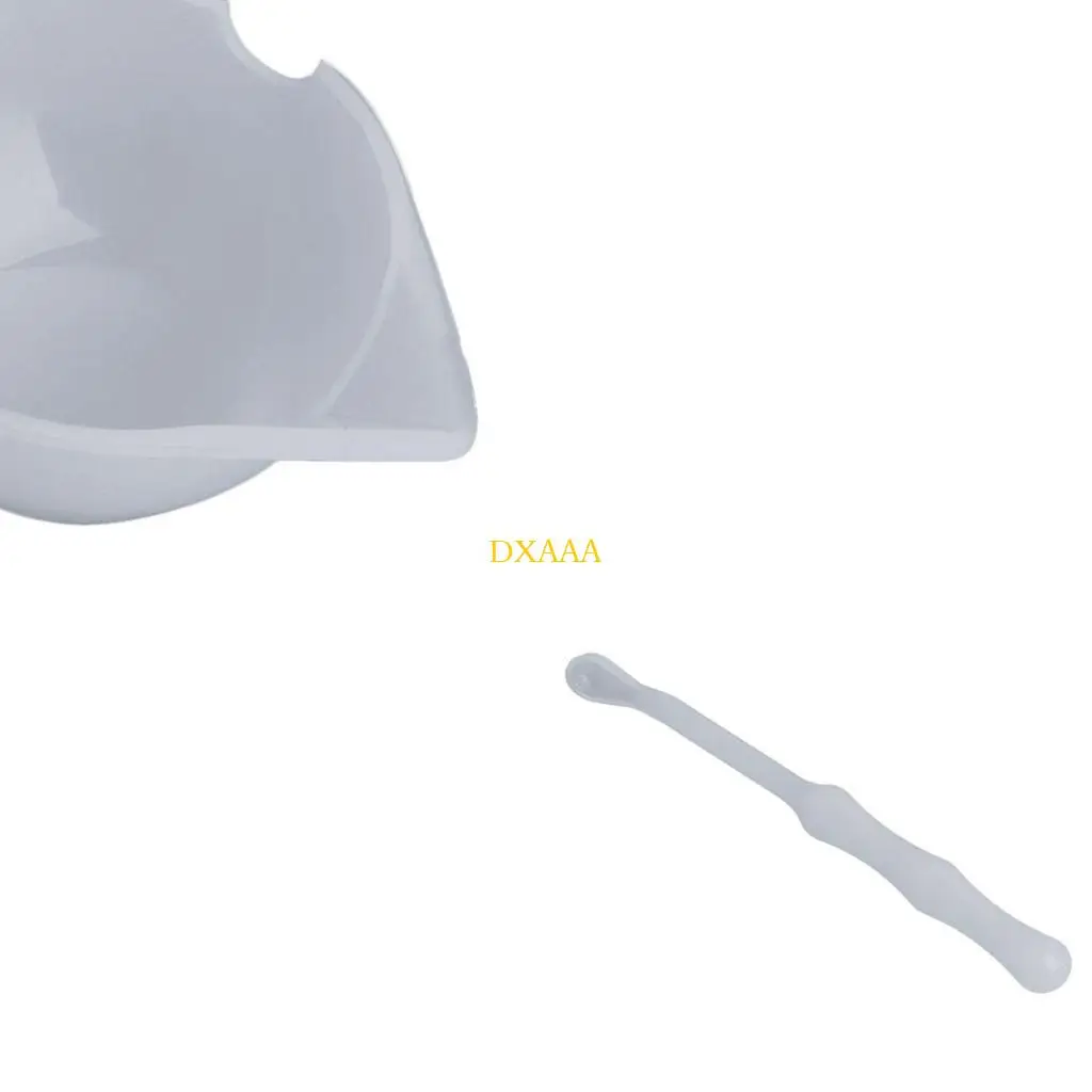DXAA 1 Set Reusable Mixing Nonstick Measuring Cups Silicone Stir Liquid Epoxy Resin Jewelry Making DIY Tools