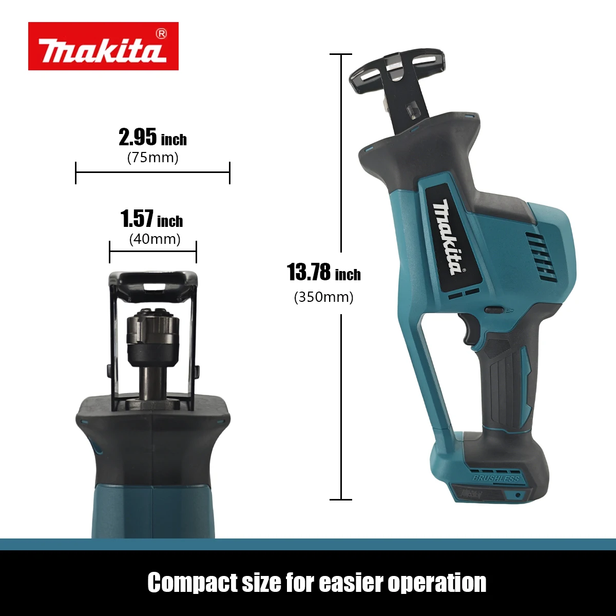 makita-djr189-cordless-electric-reciprocating-saw-18v-brushless-rechargeable-portable-wood-metal-cutting-power-tool