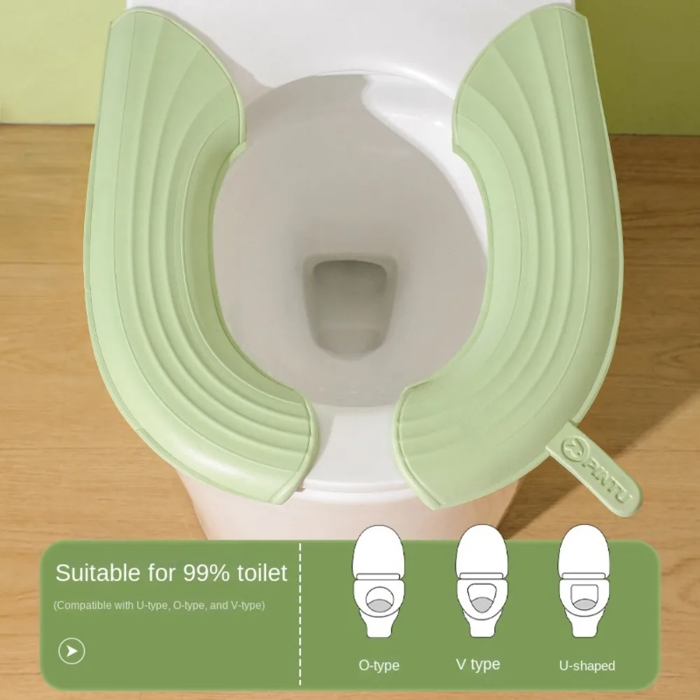New Comfortable Toilet Seat Cushion Washable Reusable Toilet Seat Cover EVA Thickened Toilet Seat Pad