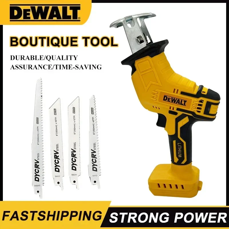 Dewalt 2800RPM Sega alternativa a batteria 20V Sega elettrica senza spazzole Sega da taglio multifunzionale per tubi in metallo e legno Utensile elettrico