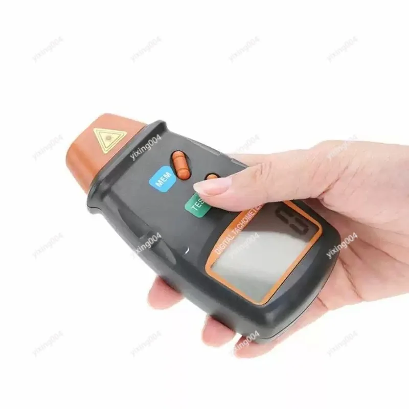 Digital Laser Speed Tester, Portable Non-contact Tachometer for Industrial Speed Detection