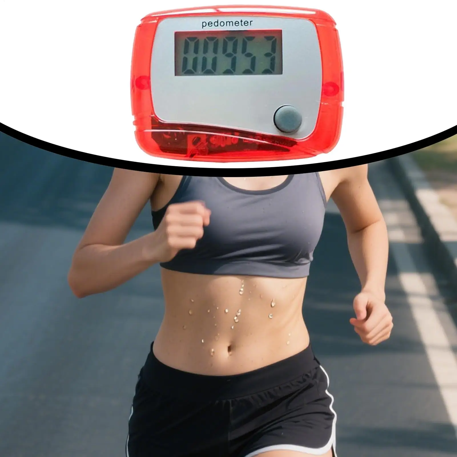 Walking Pedometer Electronic Pedometer Multi-Function Walking Step Counter Portable Hiking Running Jogging Men Women Seniors Kid