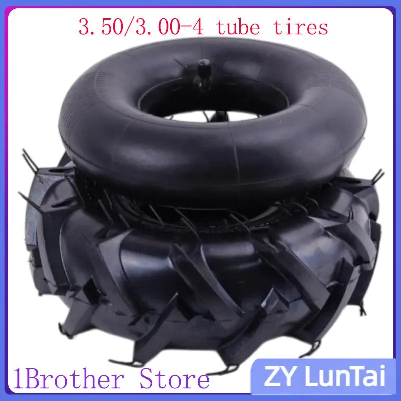 High Quality Off Road Tyre 3.50/3.00-4 Inner Outer Tire For Lawnmower Motor Trolley Lawn Garden Tractor Rotary Tiller ATV