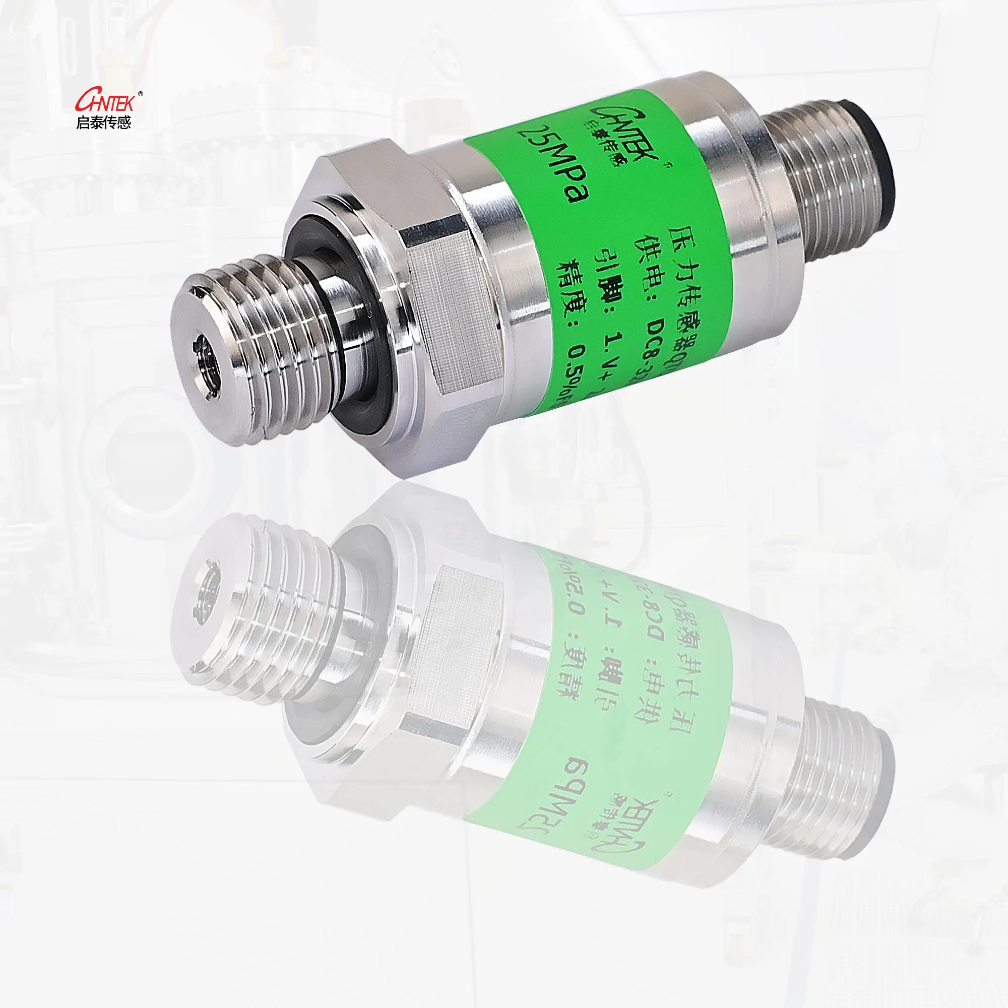 

China Chntek Fast Response Smart Pressure Transmitter G1/4 4~20mA Injection Molding Machine Pressure Sensor
