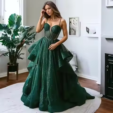 Prom Party Cocktail Evening Dresses Ball Gowns Long Luxury Evening Dresses for Women 2026 Formal Dress Women Elegant Customized