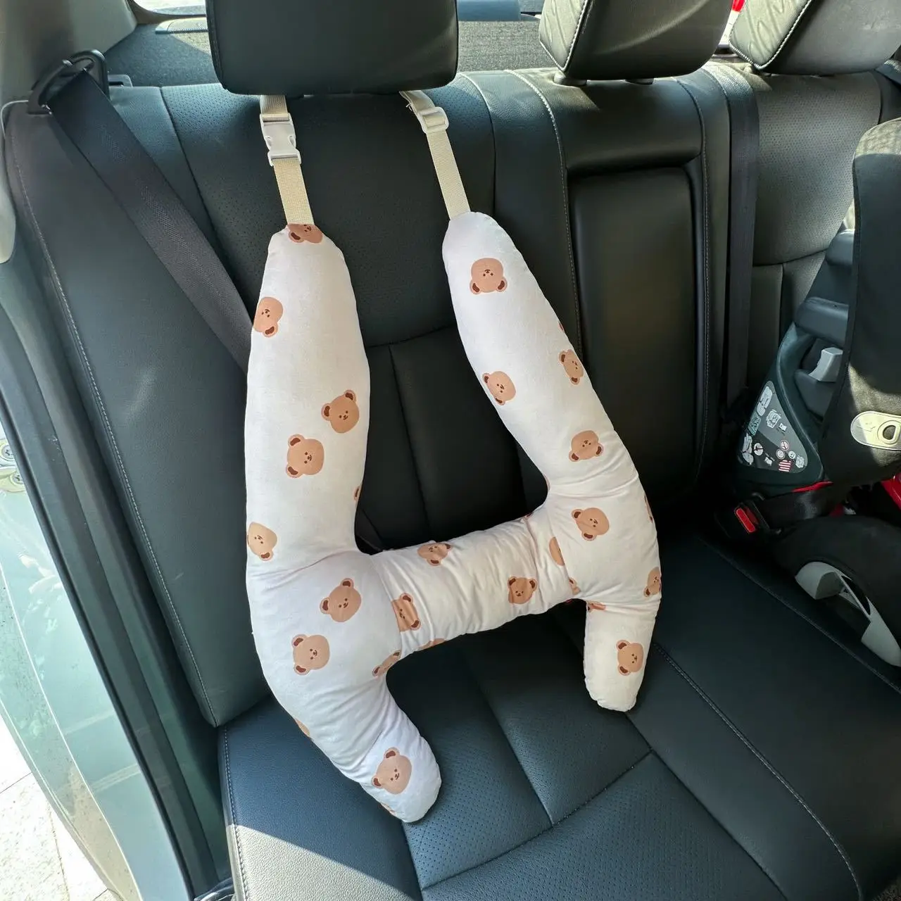 Little Bear Baby Car Fixed Pillow Children Sleeping Multi functional Cushion Shoulder Pad Support Headrest Safety Accessories